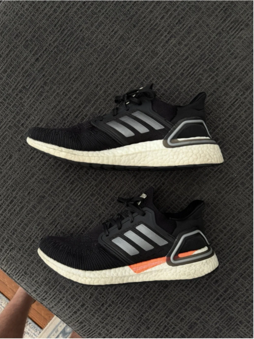 Adidas UltraBoost 20 x NASA Core US Men's Size 8 Black White 2020 FX7979